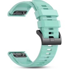 Caseonn Garmin Forerunner 945 Blue Bundle Quick Fit Uyumlu Yedek Silikon Kordon Mint