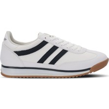 Slazenger OXYGEN I Erkek  Beyaz / Lacivert Günlük Spor Ayakkabısı