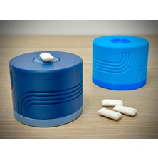 Objinova 3D Baskı Kilitli Sakız Dispenseri ve Sakız Kutusu | Hijyenik Saklama Kutusu – Taşınabilir, Dayanıklı, Modern Tasarım