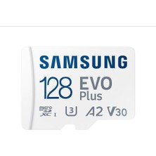 Samsung Evo Plus Microsdxc Hafıza Kartı 128 Gb, 160 Mb/s, U3, V30, A2, ‎MB-MC128SA/TR (2024 Serisi)