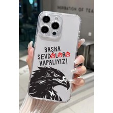 3gen Case Iphone 15 Pro Max Uyumlu Desenli Şeffaf Silikon Kılıf