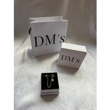 DMs Silver Rose Detaylı Family Güvenlik Zinciri Gümüş Charm'ı