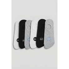 Allunique Penye Pamuk 6'lı Asorti Görünmez Sneaker Çorap