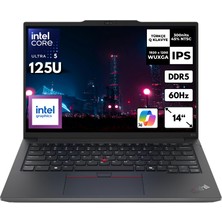 Lenovo Thinkpad E14 G6 Ultra 5-125U 64-Gbddr5 4 Tb SSD Intel Graphics 14" Wuxga Windows 11 Pro Notebook 21M7002PTXZG39