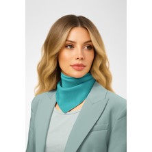 Şifon Turkuaz Bandana