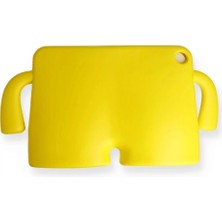 Marsilyan  Samsung Galaxy Tab A7 10.4 Kılıf Karakter Tablet Silikon - Sarı