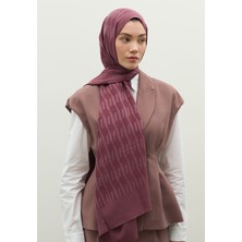 Fresh Scarfs  Nara Pamuk Floş Jakarlı Şal Şakayık