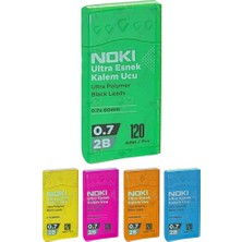Artlantis Kalem Ucu 120 Li 0.7 mm 2b 1 Paket Noki Çoklu Versatil Kalem Uç Mekanik Uçlu Otomatik Kurşun Kalem Ucu 60 mm Yumuşak