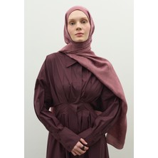 Fresh Scarfs  Oslo Pamuk Floş Jakarlı Şal Gülkurusu