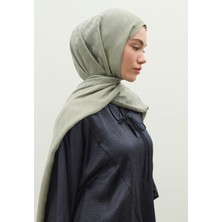Fresh Scarfs  Oslo Pamuk Floş Jakarlı Şal Soğuk Gri
