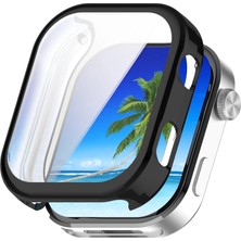 Caseonn Xiaomi Redmi Watch 6 Kılıf Ekran Korumalı 360 Tam Koruma Siyah