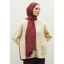 Fresh Scarfs  Oslo Pamuk Floş Jakarlı Şal Kiraz Çiçeği