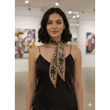 Tarzını Seç Leopar Fular Bandana – Estascarf 100X6,5 cm