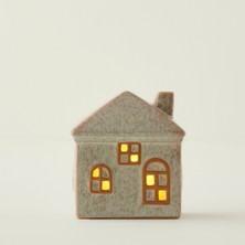 Bella Maison Home Dekoratif Ledli Aydınlatma Bej (11x7x11 cm)