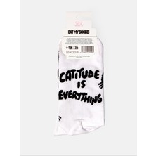 Eat My Socks Cat Yetişkin Çorap