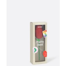 Eat My Socks Pretty Red Rose Yetişkin Çorap