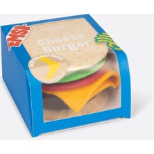 Eat My Socks Cheeseburger Yetişkin Çorap