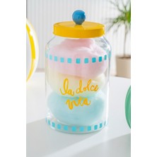 Acar Vicenza Renkli Cam Kavanoz - 4 L