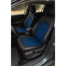 Nato Concept Kia Sportage 2011-2019 Aracınıza Uyumlu Arkalı Önlü Takım Oto Kılıfı - Full Deri Orta Kumaş Keten