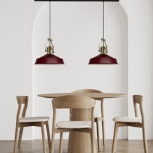 Bamyum Vişne Çürüğü Asaletli Ikili Avize Yeni Eskitme Başlık Retro Sarkıt Lamba Mutfak Salon Kafe Avizeleri