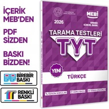 Karakutu Yayınları 2026 Yks-Tyt Mebi-Ogm Türkçe Özgün Tarama Testleri Kitabı A4 Boyut Renkli Görsel Baskı Ücreti