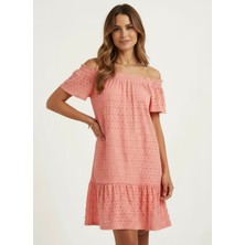 Omuz Detaylı Mini Elbise