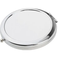 Akıllı Durak ﻿promosyon Cep Aynası (Gümüş Renk)