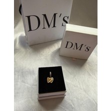 DMs Silver Gold And Silver Kalp Gümüş Charm'ı