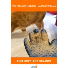 Letsii Tüy Toplama Eldiveni Masaj Etkili Pratik Kullanım 1 Adet