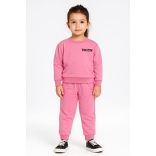 New Kids The Cıty Baskılı Pamuk 2 Iplik Mevsimlik Unisex Çocuk Takım