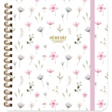 Keskin Color Keskin 19*21 Sert Kapak Spiralli Süresiz Ajanda - Bloom