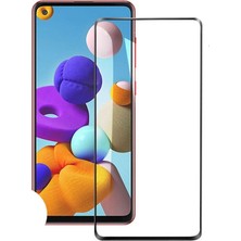 Ennar Samsung Galaxy A72 Uyumlu Tam Kaplayan Anti Statik Kırılmaz Cam Ekran Koruyucu