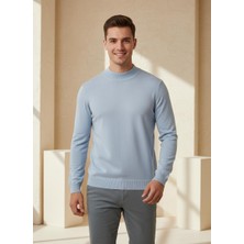 Nakşi Giyim Erkek Ince Yarım Balıkçı Yaka Triko Kazak