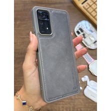 Mtl Redmi Note 10 Pro Uyumlu Premium Deri Dokulu Darbelere Karşı Dayanıklı Nazal Silikon Kılıf