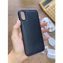 Mtl Iphone Xr Uyumlu Premium Deri Dokulu Darbelere Karşı Dayanıklı Nazal Silikon Kılıf