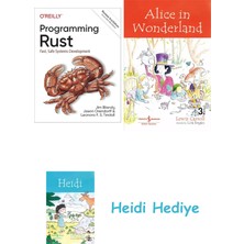 Bloomsbury Programming Rust: Fast, Safe Systems Development + Alice In Wonderland + Heidi