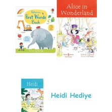 Bloomsbury First Words Book + Alice In Wonderland + Heidi