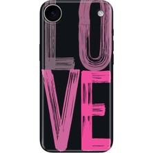 Adasena iPhone 17 Air Kılıf Desenli Baskılı Tpu Rubber Kapak Love2