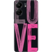 Adasena Xiaomi Redmi 13C - Poco C65 Kılıf Desenli Baskılı Tpu Rubber Kapak Love2