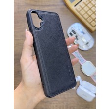 Mtl Samsung Galaxy A05 Uyumlu Premium Deri Dokulu Darbelere Karşı Dayanıklı Nazal Silikon Kılıf