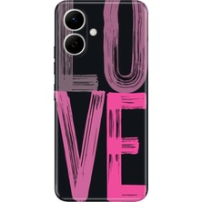 Adasena Tecno Spark Go 2 Kılıf Desenli Baskılı Tpu Rubber Kapak Love2