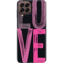 Adasena Samsung Galaxy A22 Kılıf Desenli Baskılı Tpu Rubber Kapak Love2