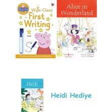 Bloomsbury Peppa Pig: Practise With Peppa: Wipe-Clean First Writing + Alice In Wonderland + Heidi