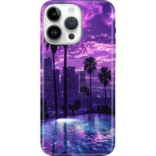 Adasena iPhone 15 Pro Max Kılıf Desenli Baskılı Tpu Rubber Kapak Landscape