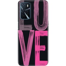 Adasena Oppo A16 Kılıf Desenli Baskılı Tpu Rubber Kapak Love2