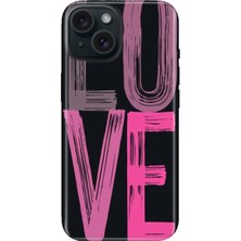 Adasena iPhone 13 Kılıf Desenli Baskılı Tpu Rubber Kapak Love2