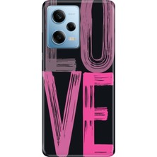 Adasena Xiaomi Redmi Note 12 Pro 5g Kılıf Desenli Baskılı Tpu Rubber Kapak Love2