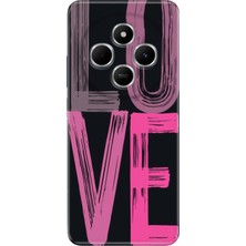 Adasena Xiaomi Redmi 14C Kılıf Desenli Baskılı Tpu Rubber Kapak Love2