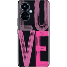 Adasena Tecno Camon 19 Pro Kılıf Desenli Baskılı Tpu Rubber Kapak Love2
