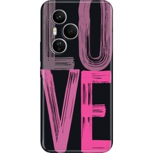 Adasena Honor 400 Pro Kılıf Desenli Baskılı Tpu Rubber Kapak Love2